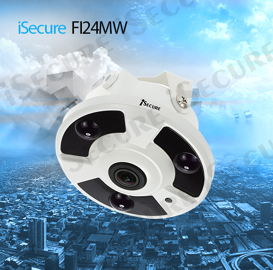 iSecure FI24MW HD Fish Eye Camera