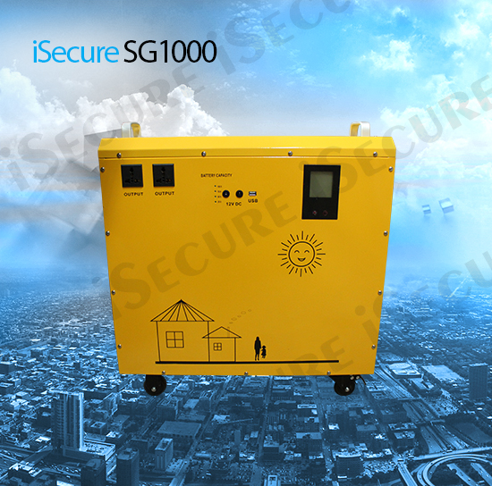 iSecure SG1000 Solar Generator