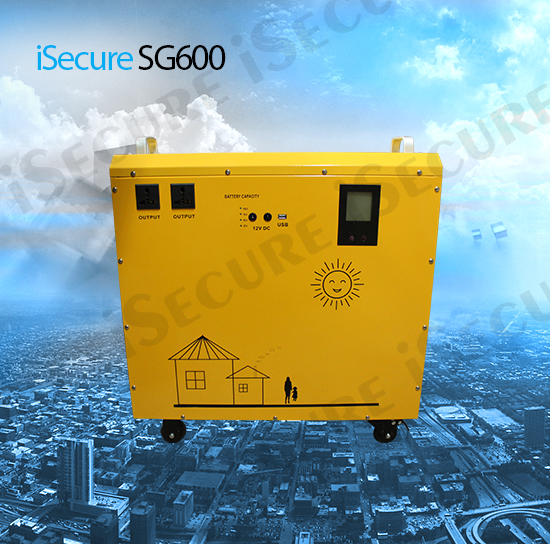 iSecure SG600 Solar Generator