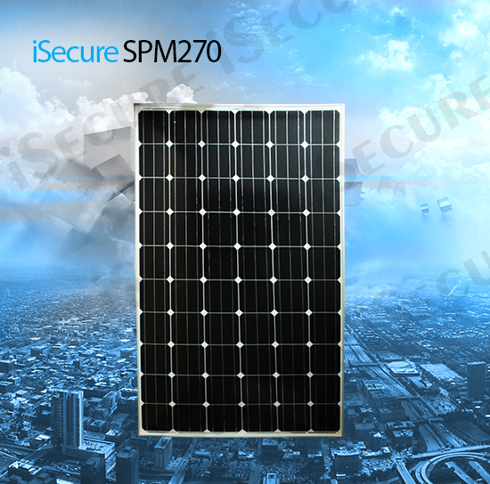 iSecure SPM270 Monocrystalline Solar Panel