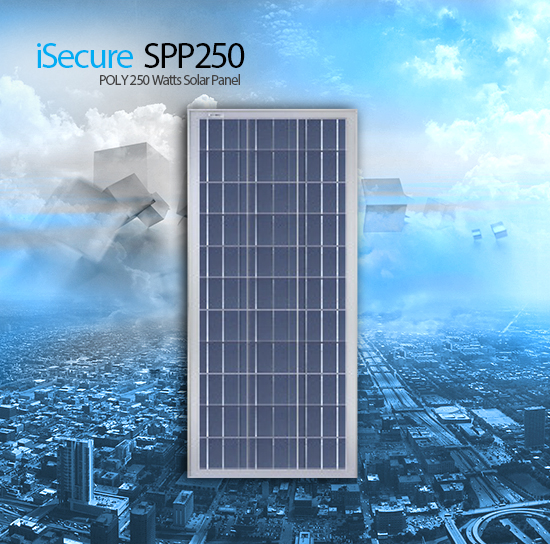 iSecure SPP250 Polycrystalline Solar Panel
