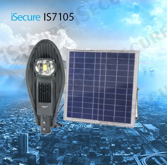 iSecure IS7105 Solar LED Street Light