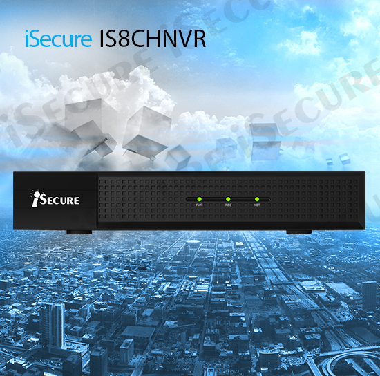 iSecure IS8CHNVR HD Cloud NVR